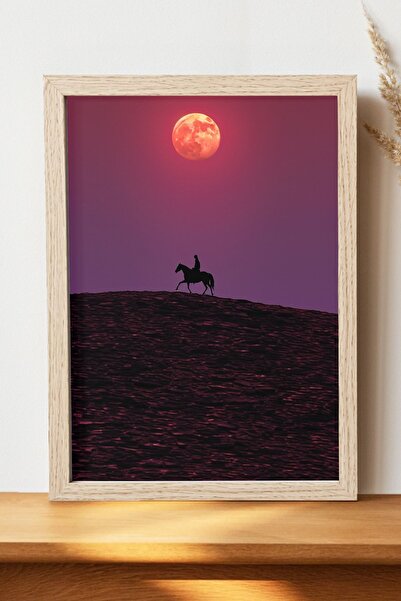 Luna Marissa Αφίσα Νυχτερινής Τοπίας - Αφίσα τοίχου από γυαλιστερό χαρτί χωρί...