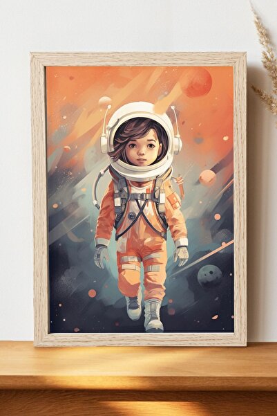 Luna Marissa Αφίσα Astro Girl - Αφίσα τοίχου από γυαλιστερό χαρτί χωρίς πλαίσιο