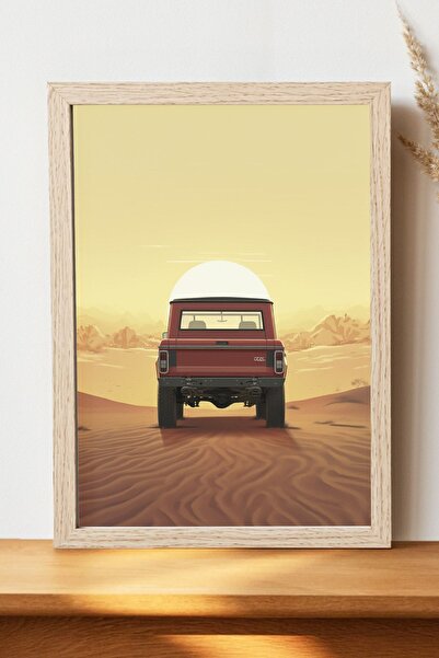 Luna Marissa Αφίσα Jip Landscape - Αφίσα αυτοκινήτου από γυαλιστερό χαρτί χωρ...