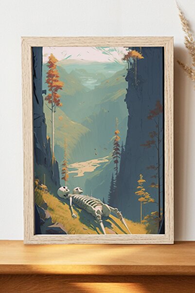 Luna Marissa Καλλιτεχνική αφίσα τοπίων - Αφίσα τοίχου από γυαλιστερό χαρτί χω...