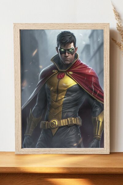 Luna Marissa Αφίσα DC Robin - Αφίσα τοίχου από γυαλιστερό χαρτί χωρίς πλαίσιο