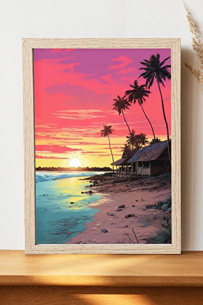 Luna Marissa Αφίσα τοπίων - Αφίσα τοίχου από γυαλιστερό χαρτί χωρίς πλαίσιο