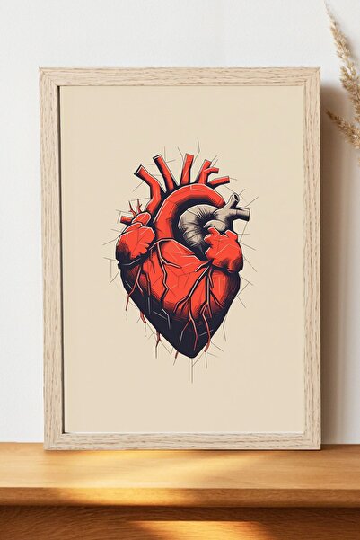 Luna Marissa Αφίσα καρδιάς - Αφίσα τοίχου από γυαλιστερό χαρτί χωρίς πλαίσιο