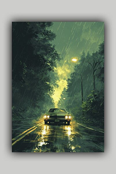 Luna Marissa Αφίσα με τοπίο βροχής χωρίς πλαίσιο τοίχου