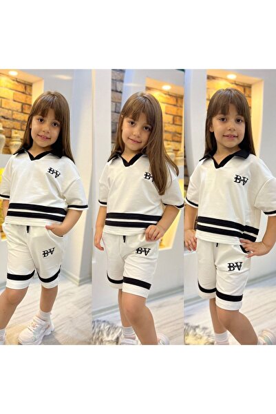 esmacamoda Girl's Suit Set with Shorts