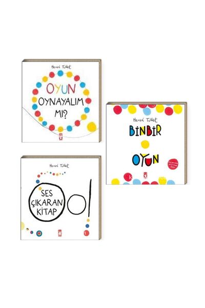 Timaş Çocuk Oyun Oynayalım Mı? / Binbir Oyun / Ses Çıkaran Kitap / Üçlü Set