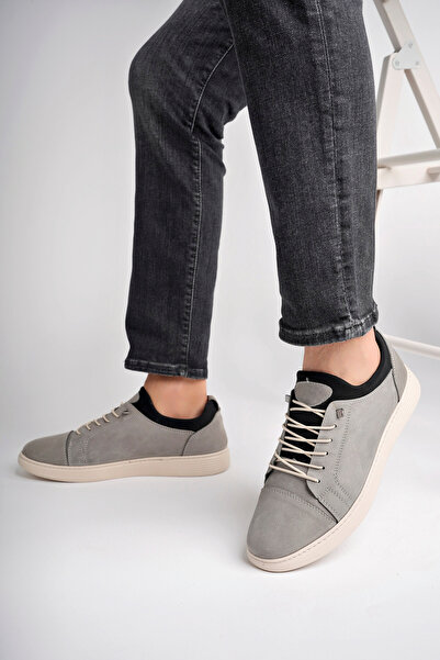 nazenintasarımlar MEN'S INNER OUTDOOR GENUINE NUBUCK AND SKIN LEATHER ULTRA COMFORTABLE FULL ORTHOPEDIC DAILY SHOES