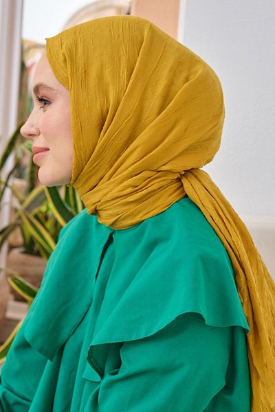 Şalland Bamboo Kraş Cotton Shawl