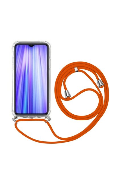 emybox Samsung Galaxy A14 Clear Silicone Phone Case with Neck Strap Corner Pr...