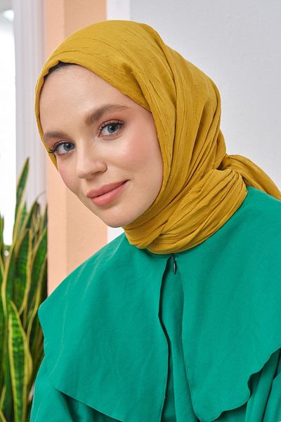Şalland Bamboo Kraş Cotton Shawl
