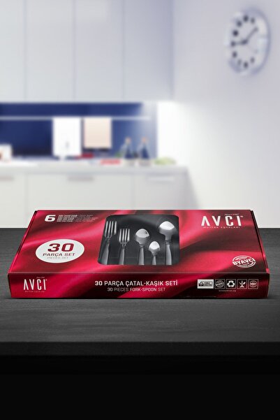 Avcı Istanbul 30 Piece Fork Spoon Set