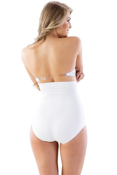 Emay Women's White Seamless Slip Corset 2008