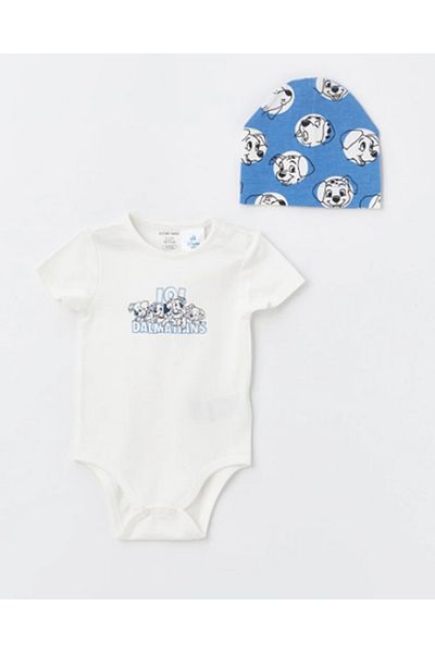 LC Waikiki طقم مستشفى LCW Baby Boy - رقبة دائرية، 101 مطبوعة دلماسية