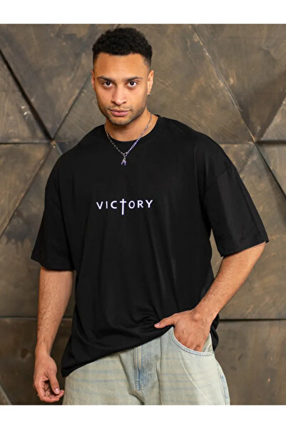 Vordevia Pobeda Štampano T-shirt - Oversize kroj kroj