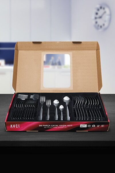 Avcı Istanbul 30 Piece Fork Spoon Set