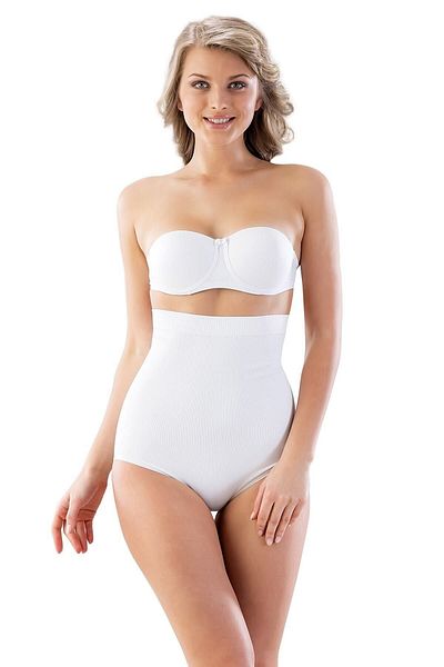 Emay Women's White Seamless Slip Corset 2008