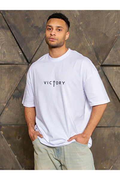 Vordevia Pobeda Štampano T-shirt - Oversize kroj kroj