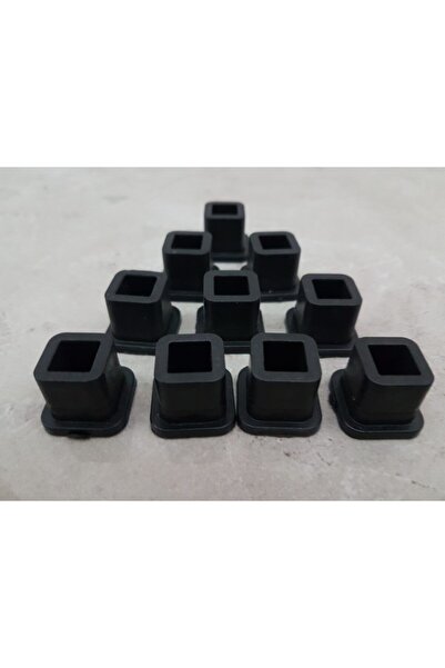 Cosar Nipel Tavuk Suluk Kare Boru Kör Tapa 10 Adet