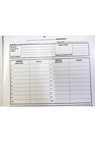 İKRACENTER 25 ملفًا أبيض اللون