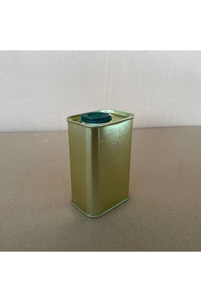 Pause Art Home 175 ml Yağ Tenekesi - Baskısız - 175 Cc Zeytinyağ Tenekesi - Kapaklı