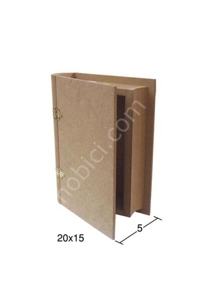 İstanbul Hobi Küçük Kitap Kutu Ahşap (mdf) Obje Ku255
