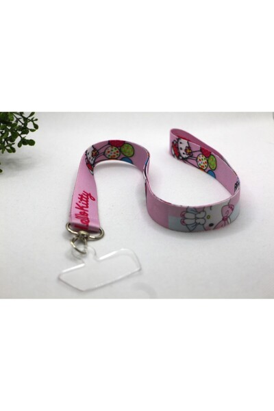 Tezcan Aksesuar Snur roz pentru gât pentru telefon - compatibil cu toate tele...