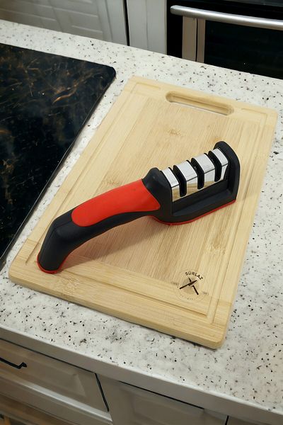 SürLaz Cutting Board Knife Sharpener Practical Kitchen Set