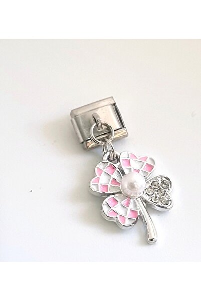 DENİZ Çelik incili yonca nomination charm