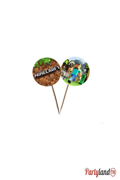 PartylandTR Minecraft Kürdan Süs 20 Adet