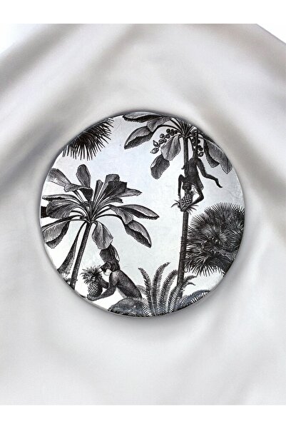 unique florya Διακοσμητικό πιάτο τοίχου με τροπικό σχέδιο φοίνικα, για κήπο, ...