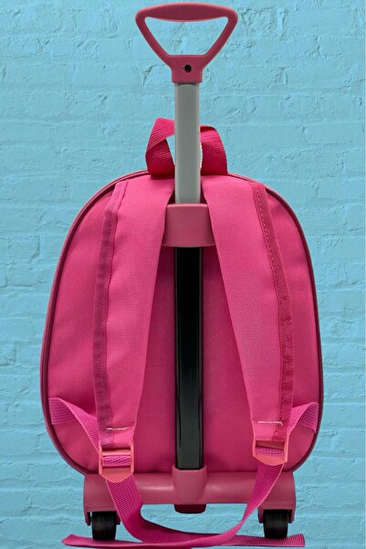 Tezzgelsin Eva Color Printed Backpack for Girls - Nursery Embossed with Squeegee and Wheels