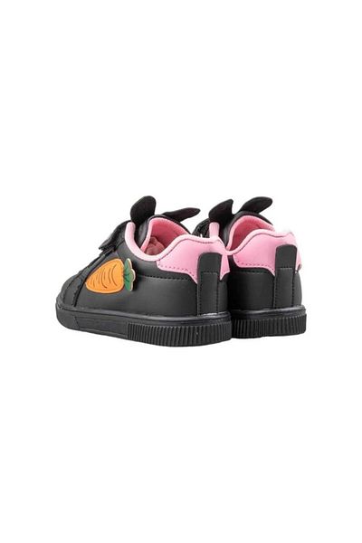 Ayakkabı Ülkesi Pantofi Sport pentru Copii Iepure Ortopedic - Snur Cauciuc Velcro, Negru