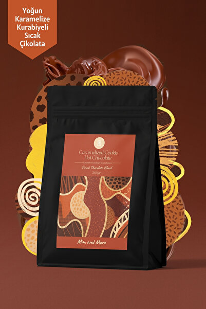 Mim and More Caramelized Cookie Hot Chocolate - Karamelize Kurabiyeli Sıcak Çikolata, 200 gr
