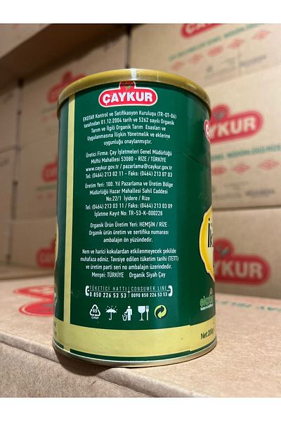 Çaykur 200 Gr Organic Screened Bilateral Tea
