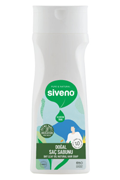 Siveno %100 Doğal Saç Sabunu- Defne Yağlı Bal Avokado 9 Değerli Bitki Erkekler Için Bitkisel Şampuan 300ml