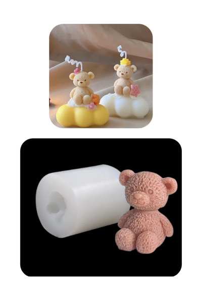 Sirius Hobi Epoksi Kalıp Mum Sabun Alçı Ayıcık Kalıpları Model 1