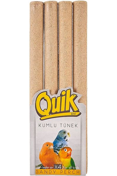 Quik Sandy Perch for All Breeds Birds 4 Pack
