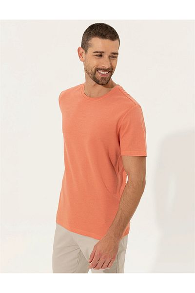 Pierre Cardin Ανδρικό T-Shirt Κοράλλι - G021Sz011.000.1369911