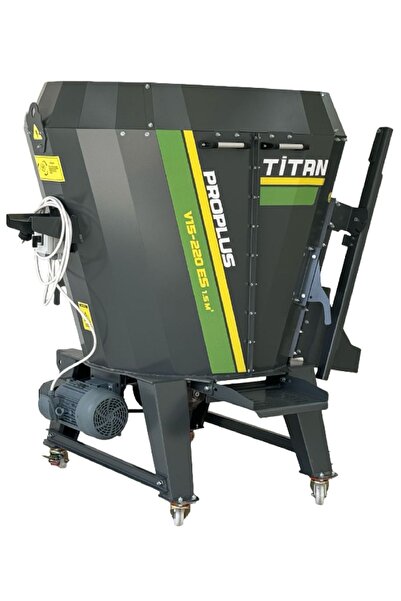 TİTANMİX 1.5 M³ EV ELEKTRİKLİ YEM KARMA MAKİNASI