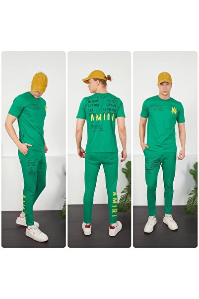 AMIRI Baskılı Oversize Kalıp Alt Üst Takım