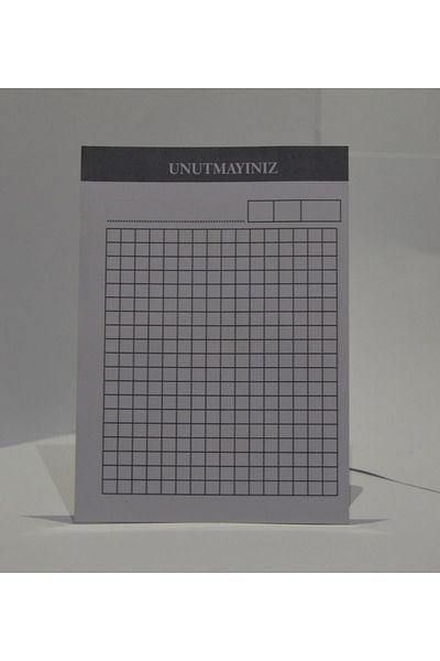 Ayal Ticaret 100 Pcs Don't Forget Note Card Paper