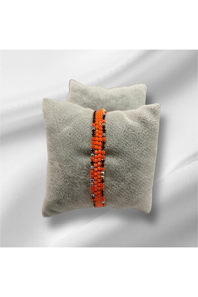 Vitastyle Orange Color 4-Piece Combined Bracelet