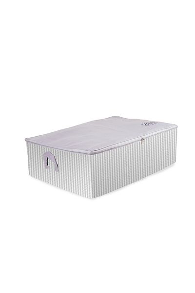 Textile sweet Μεγάλο μέγεθος γκρι ριγέ κουβέρτα πουλόβερ πικέ 62x46x22