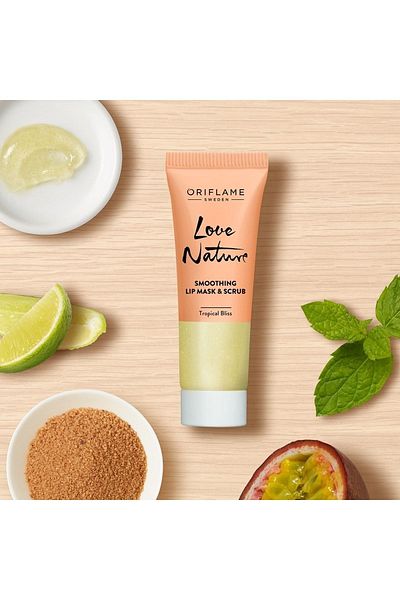 Oriflame Love Nature Smoothing Lip Mask that Removes Dead Skin