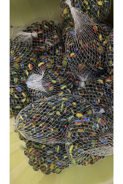 Kayra Misket Oyuncak 200 Adet Bilye Cam Saf Ve Çeşitli Oyuncak Seti