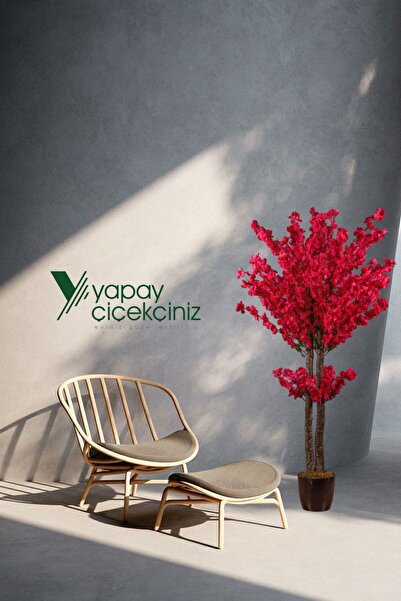 YAPAY ÇİÇEKÇİNİZ 120cm Yapay Vişne Renkli Japon Bahardalı Ağacı