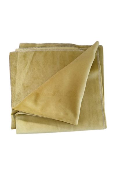 SERA Yellow Velvet Okey Game Tablecloth - 140x140