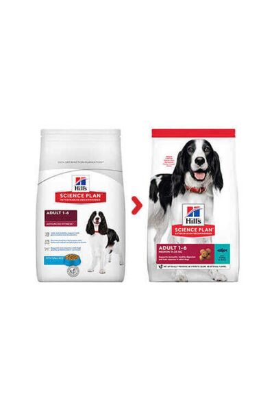 Hills Science Plan Canine Adult Medium Tuna&rice 2.5 Kg