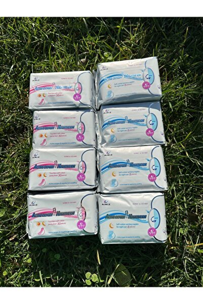 Tiens Airiz Hygienic Women's Pad 4 Packs of 30 Daily 4 Packs of 8 Night