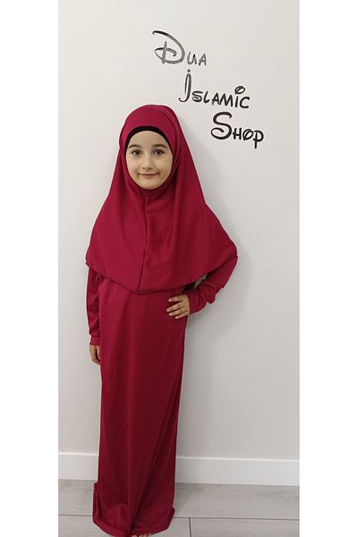 dua' is Girl's Prayer Dress - One Piece Design